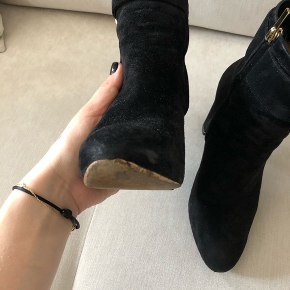 Salvatore Ferragamo high heel suede boots - Picture 7 of 7